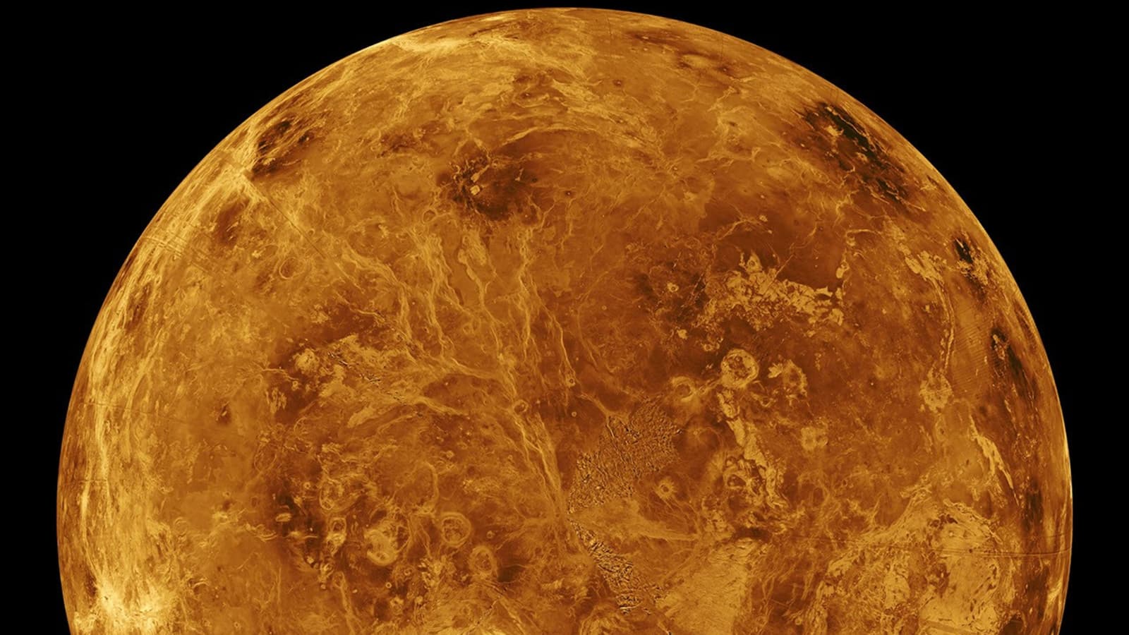 Global radar mosaic of Venus's surface from NASA's Magellan mission